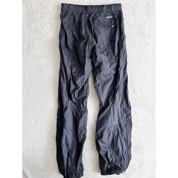 Vintage Patagonia Men's Size 32 Black Side Zips  Nylon Snow Ski Pants Nylon - Picture 8 of 12